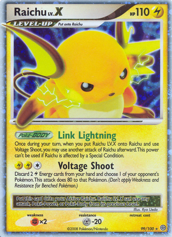 Raichu LV.X (99/100) [Diamond & Pearl: Stormfront] | Game Haven TX