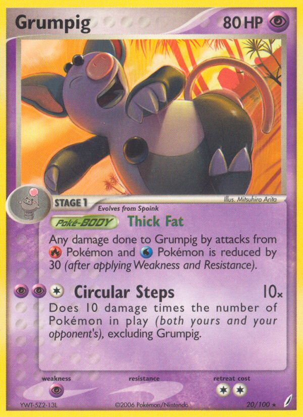 Grumpig (20/100) [EX: Crystal Guardians] | Game Haven TX