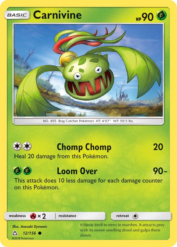 Carnivine (12/156) [Sun & Moon: Ultra Prism] | Game Haven TX
