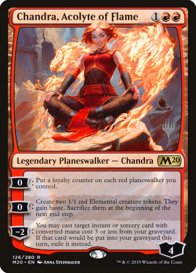 Chandra, Acolyte of Flame [Core Set 2020 Promos] | Game Haven TX