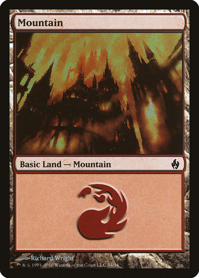 Mountain [Premium Deck Series: Fire and Lightning] | Game Haven TX