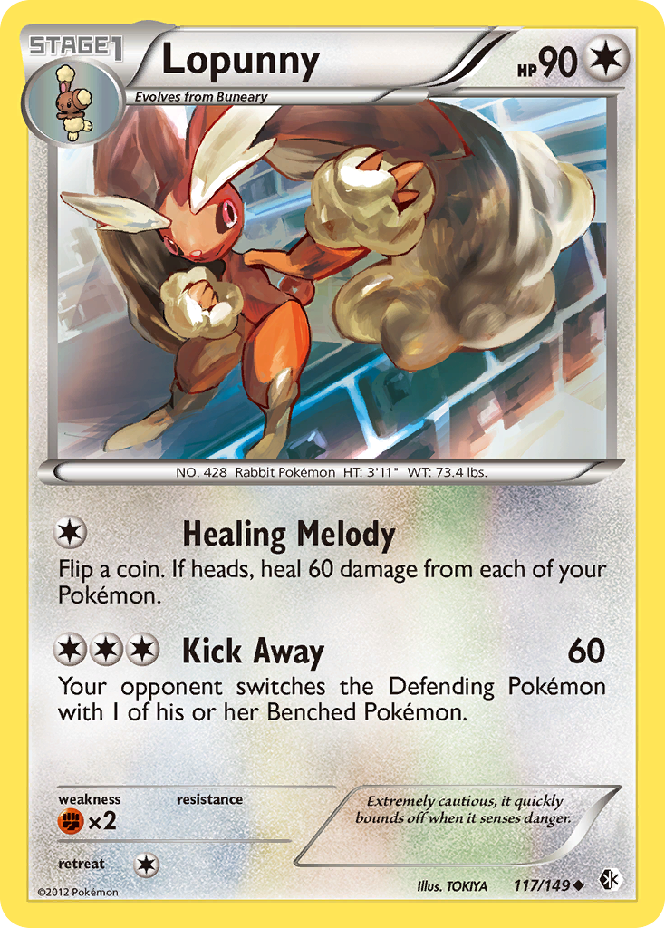Lopunny (117/149) [Black & White: Boundaries Crossed] | Game Haven TX