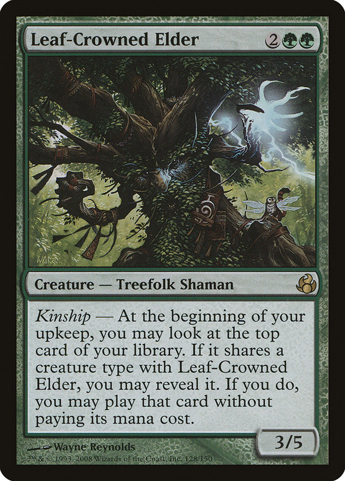 Leaf-Crowned Elder [Morningtide] | Game Haven TX