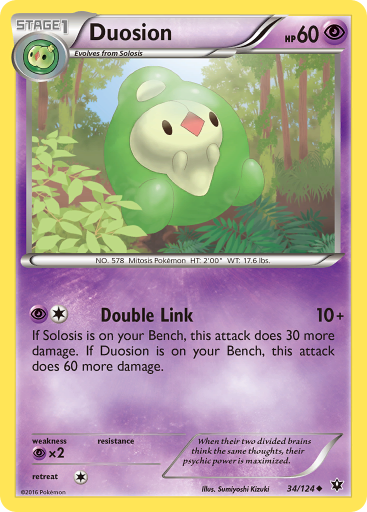 Duosion (34/124) [XY: Fates Collide] | Game Haven TX