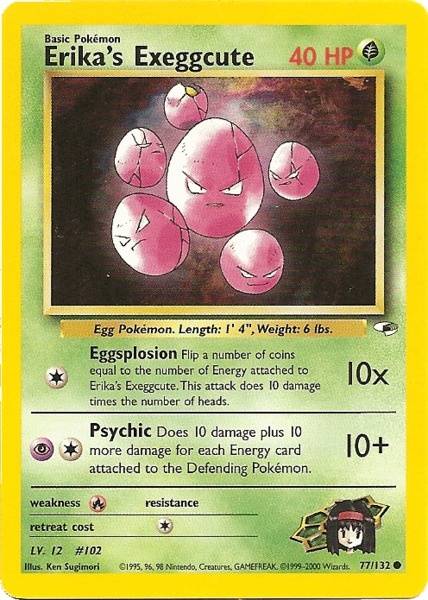 Erika's Exeggcute (77/132) [Gym Heroes Unlimited] | Game Haven TX