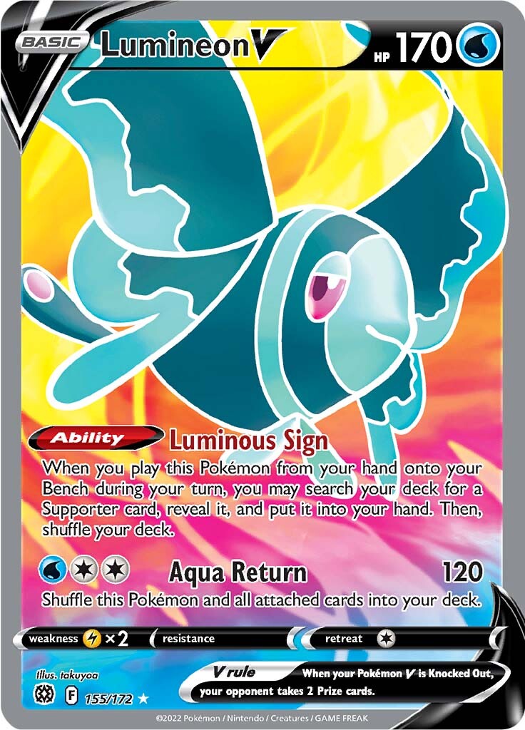 Lumineon V (155/172) [Sword & Shield: Brilliant Stars] | Game Haven TX