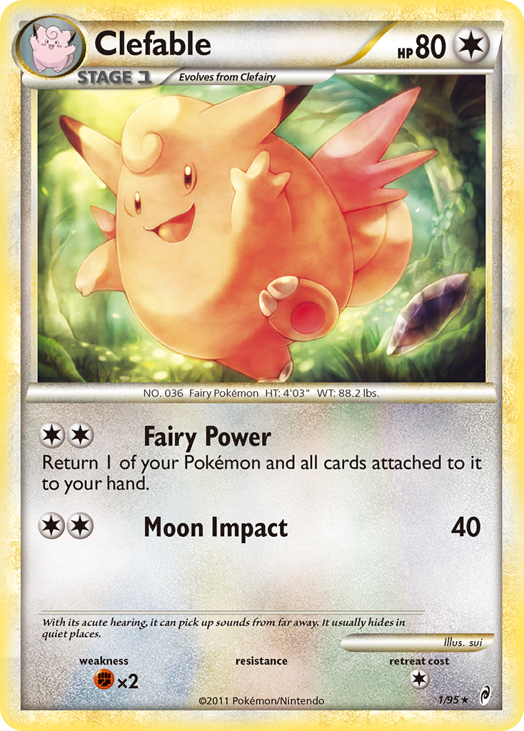 Clefable (1/95) [HeartGold & SoulSilver: Call of Legends] | Game Haven TX