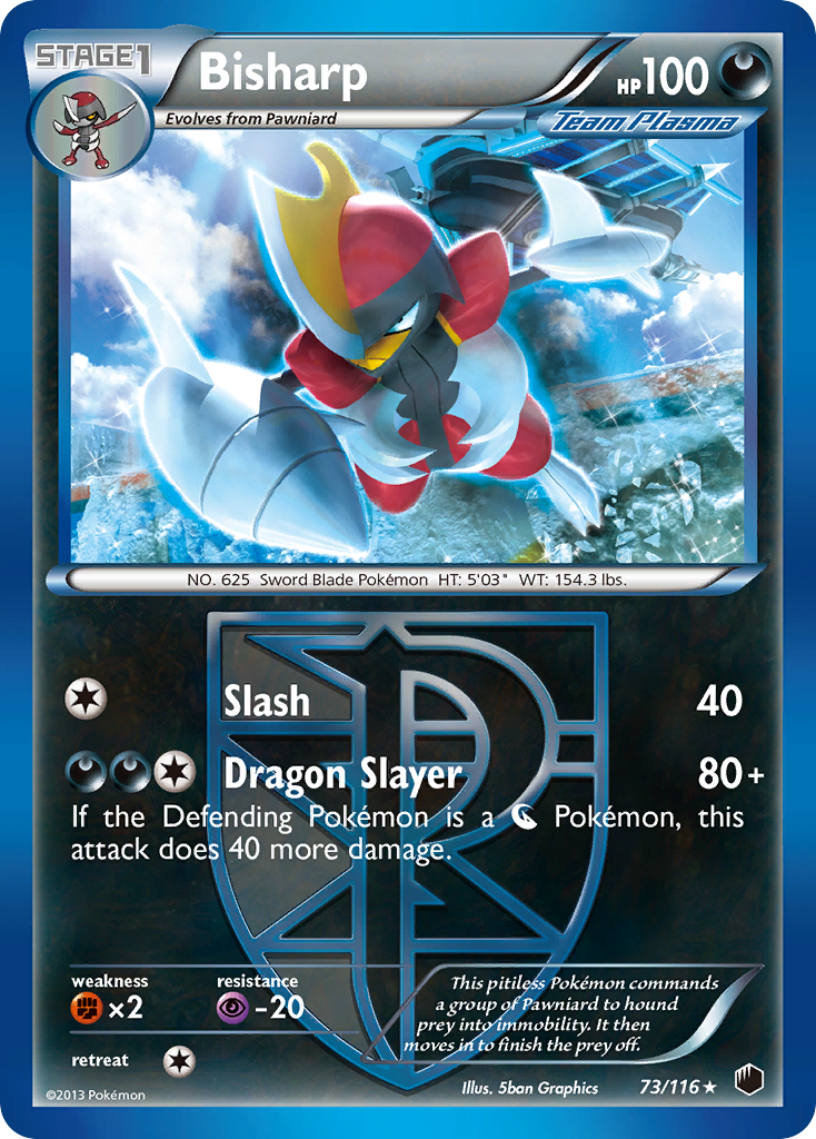 Bisharp (73/116) [Black & White: Plasma Freeze] | Game Haven TX