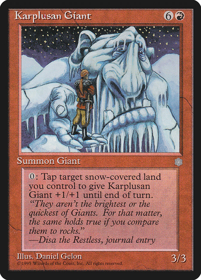 Karplusan Giant [Ice Age] | Game Haven TX