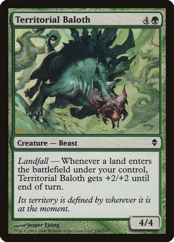 Territorial Baloth [Zendikar] | Game Haven TX
