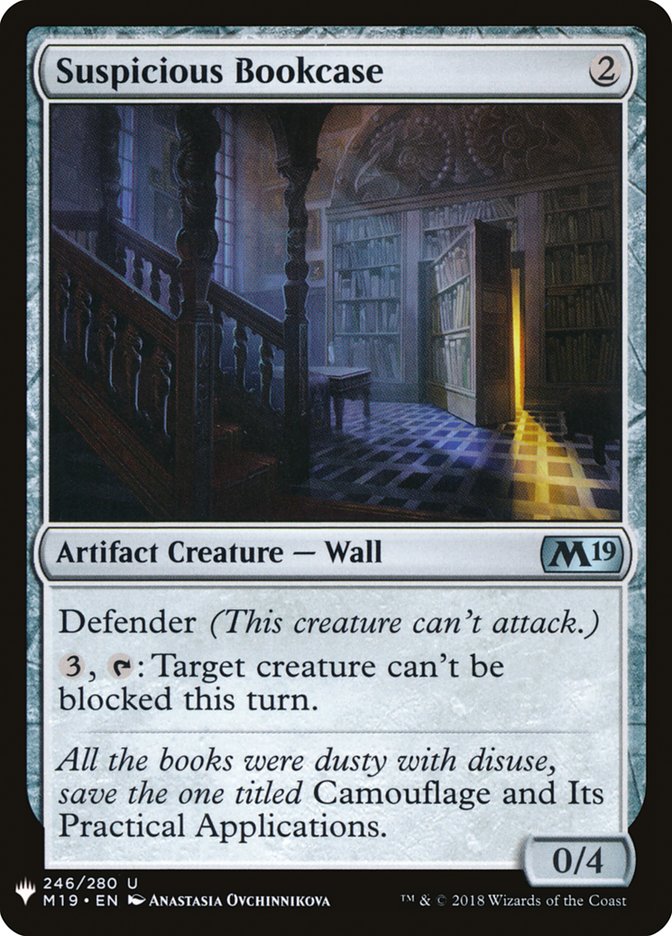 Suspicious Bookcase [Mystery Booster] | Game Haven TX