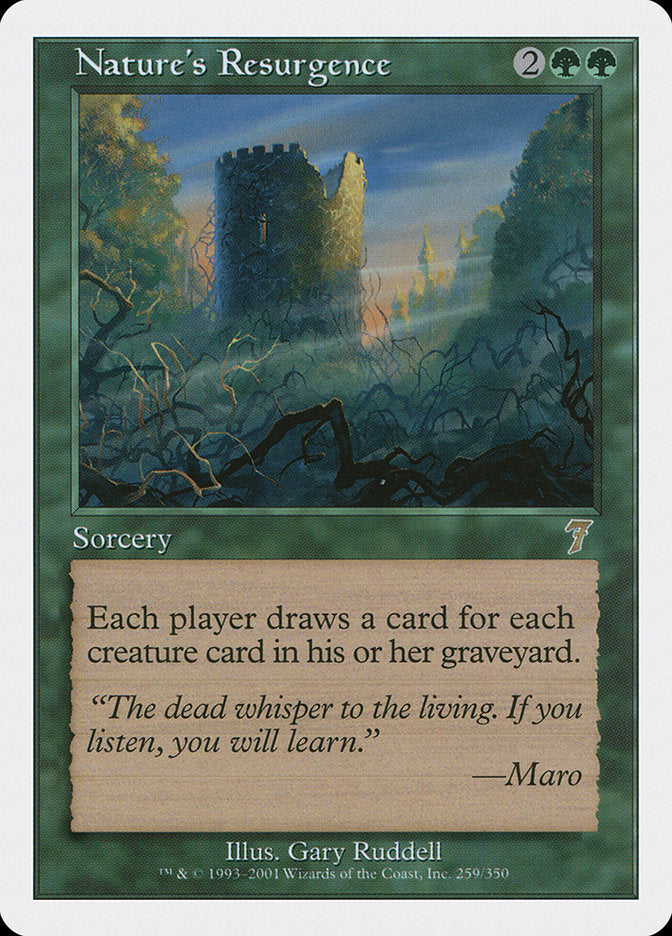 Nature's Resurgence [Seventh Edition] | Game Haven TX