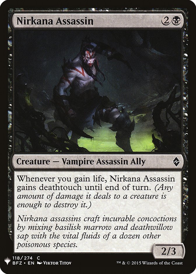 Nirkana Assassin [Mystery Booster] | Game Haven TX