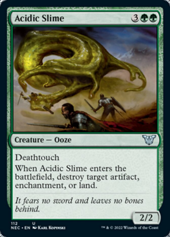 Acidic Slime [Kamigawa: Neon Dynasty Commander] | Game Haven TX