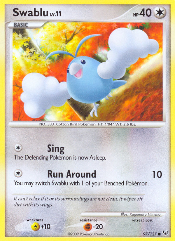 Swablu (97/127) [Platinum: Base Set] | Game Haven TX
