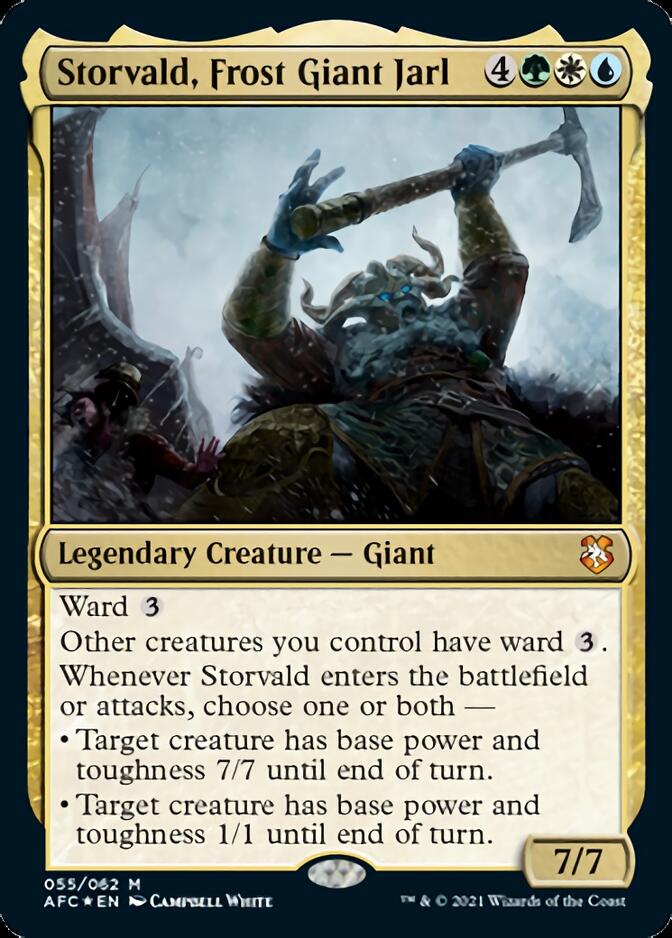Storvald, Frost Giant Jarl [Dungeons & Dragons: Adventures in the Forgotten Realms Commander] | Game Haven TX