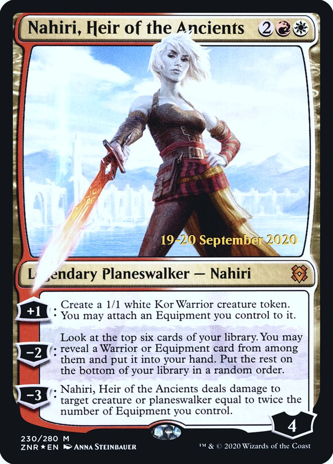 Nahiri, Heir of the Ancients [Zendikar Rising Promos] | Game Haven TX