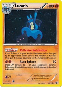 Lucario (80/113) (Cosmos Holo) [Black & White: Legendary Treasures] | Game Haven TX