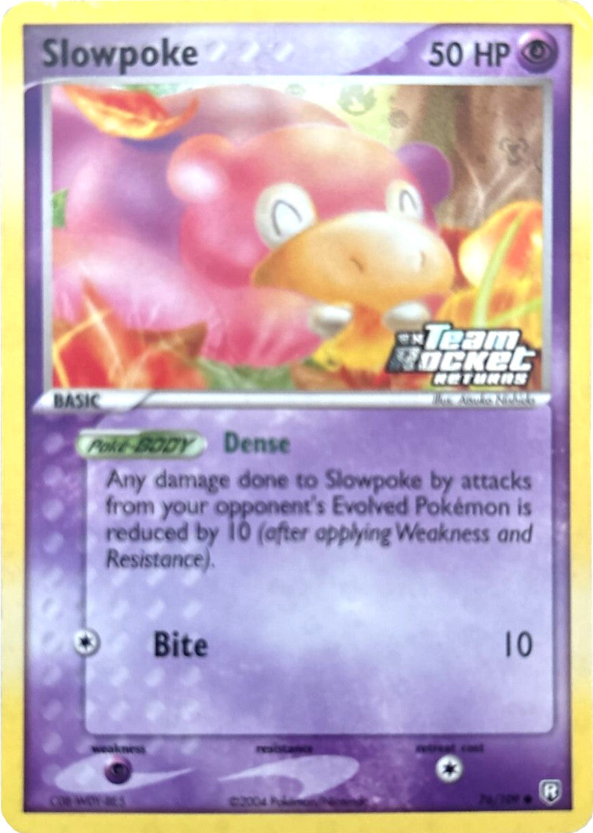 Slowpoke (76/109) (Stamped) [EX: Team Rocket Returns] | Game Haven TX