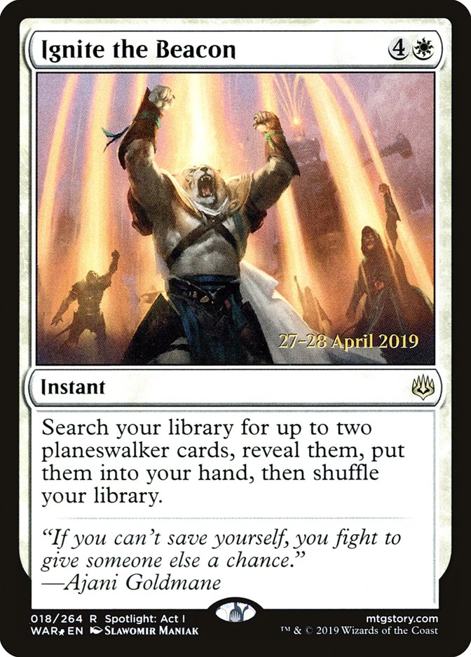 Ignite the Beacon [War of the Spark Promos] | Game Haven TX