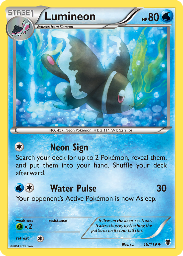 Lumineon (19/119) [XY: Phantom Forces] | Game Haven TX