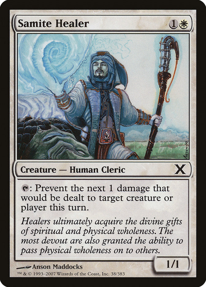 Samite Healer [Tenth Edition] | Game Haven TX