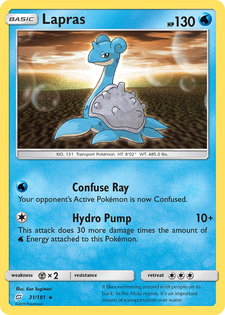 Lapras (31/181) [Sun & Moon: Team Up] | Game Haven TX