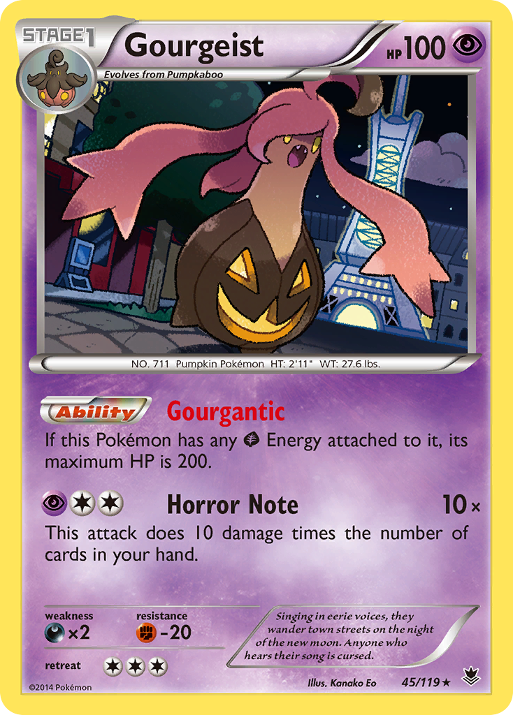 Gourgeist (45/119) [XY: Phantom Forces] | Game Haven TX
