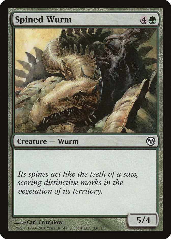 Spined Wurm [Duels of the Planeswalkers] | Game Haven TX