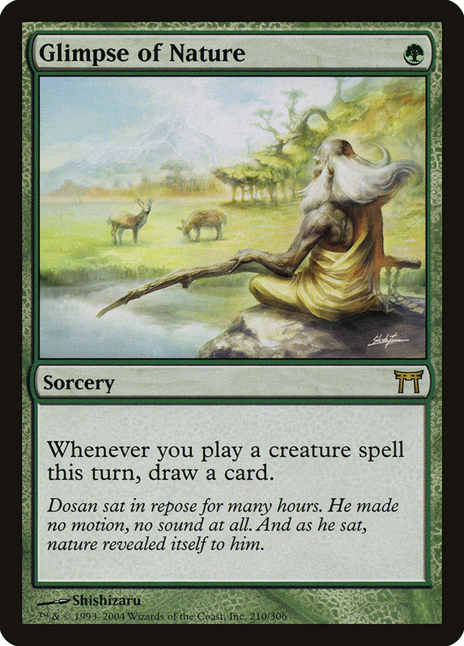 Glimpse of Nature [Champions of Kamigawa] | Game Haven TX