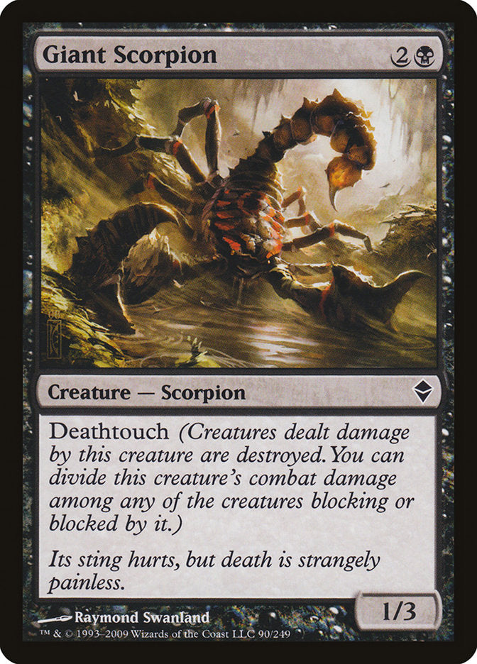 Giant Scorpion [Zendikar] | Game Haven TX