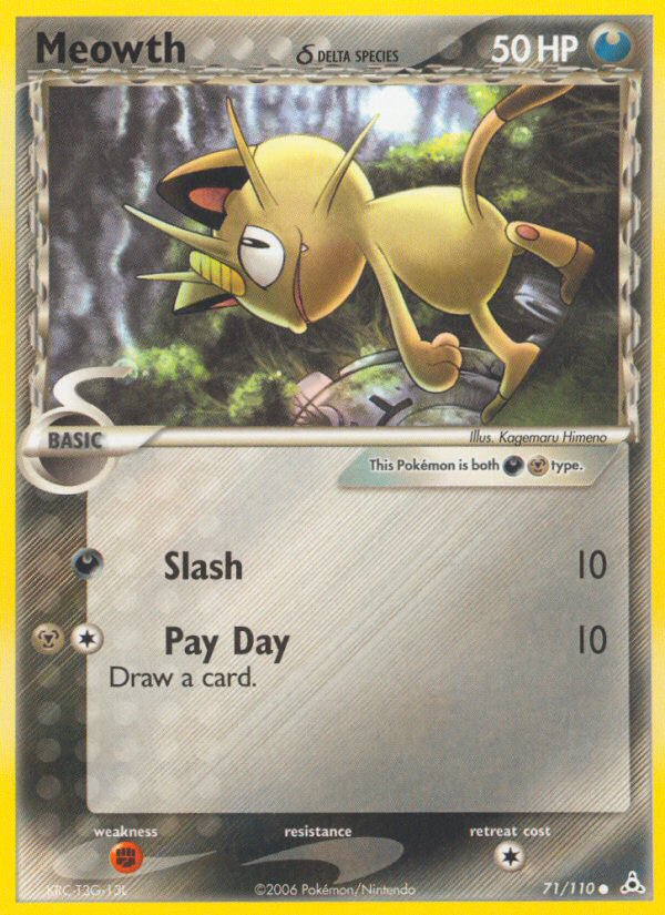 Meowth (71/110) (Delta Species) [EX: Holon Phantoms] | Game Haven TX