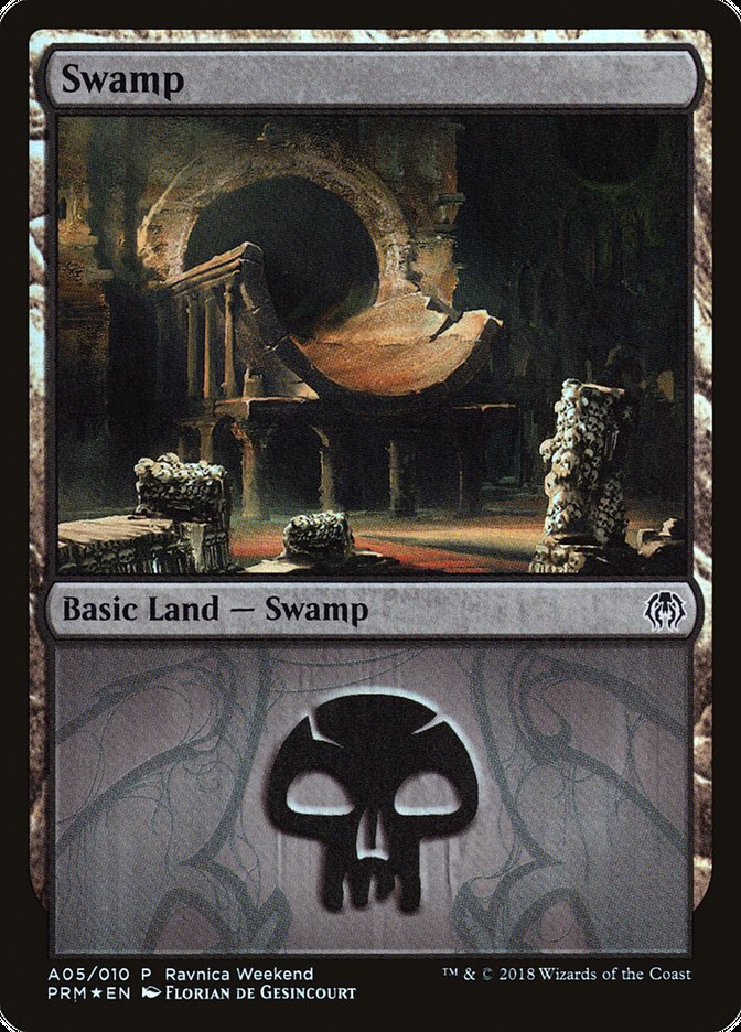 Swamp - Golgari (A05) [GRN Ravnica Weekend] | Game Haven TX