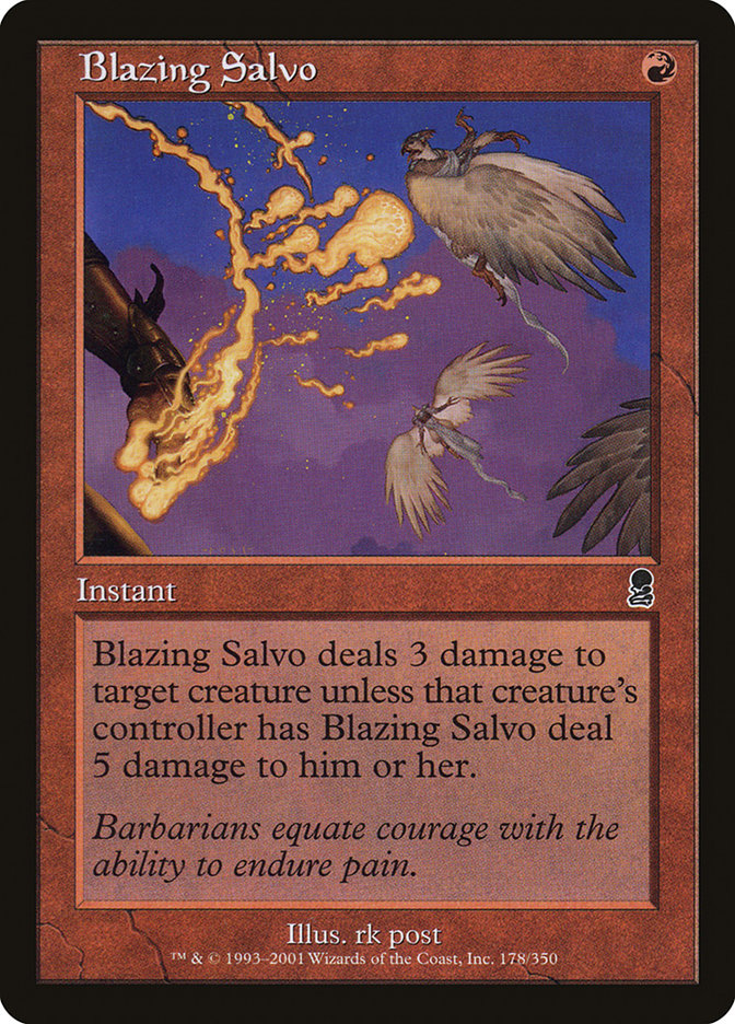 Blazing Salvo [Odyssey] | Game Haven TX