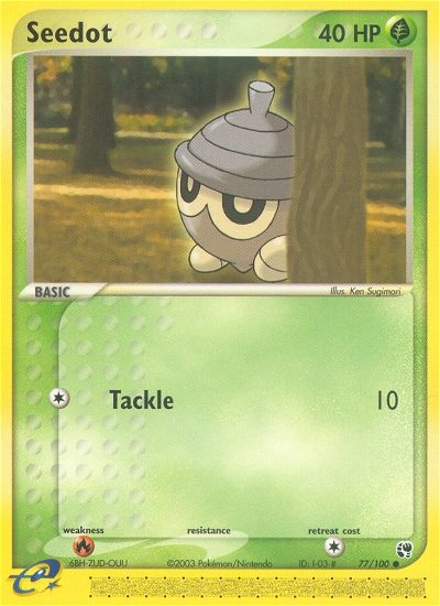 Seedot (77/100) [EX: Sandstorm] | Game Haven TX