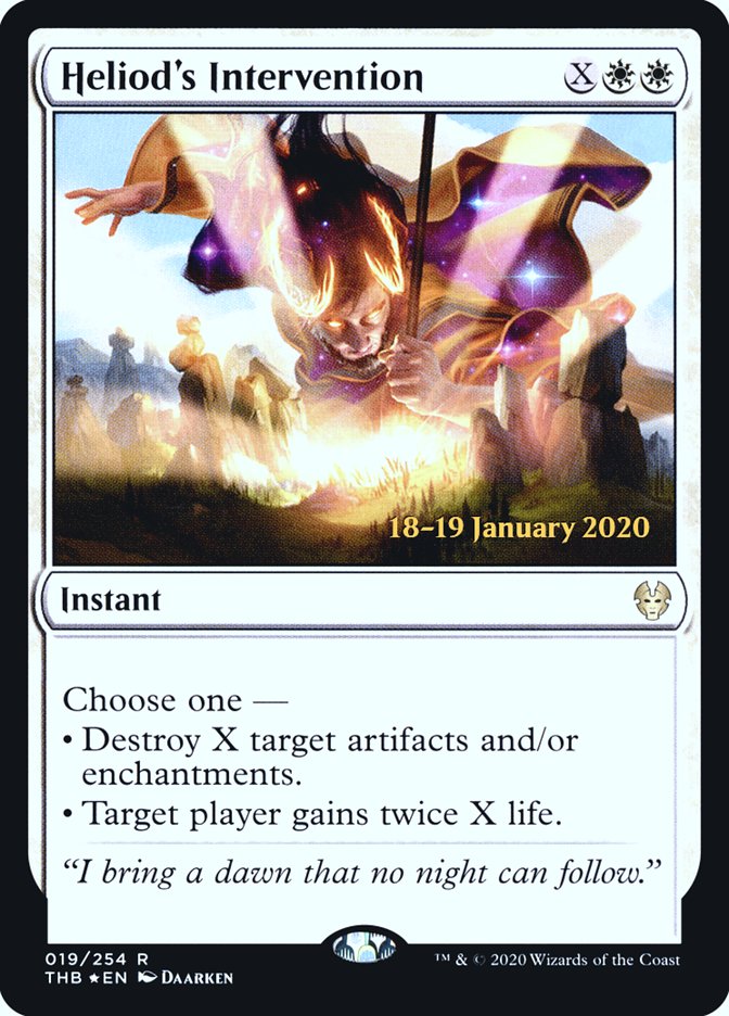 Heliod's Intervention [Theros Beyond Death Promos] | Game Haven TX