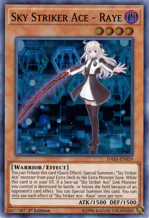 Sky Striker Ace - Raye [DASA-EN029] Super Rare | Game Haven TX
