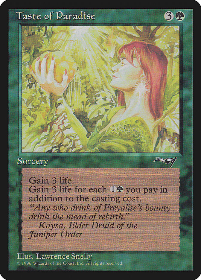 Taste of Paradise (Holding Fruit) [Alliances] | Game Haven TX