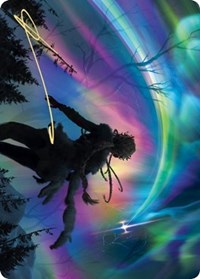 The Prismatic Bridge Art Card (Gold-Stamped Signature) [Kaldheim: Art Series] | Game Haven TX