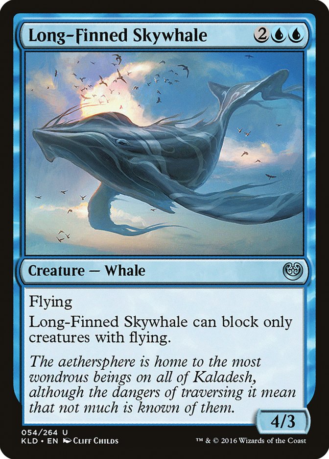 Long-Finned Skywhale [Kaladesh] | Game Haven TX