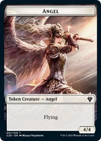 Angel // Elemental (010) Double-sided Token [Commander 2020 Tokens] | Game Haven TX