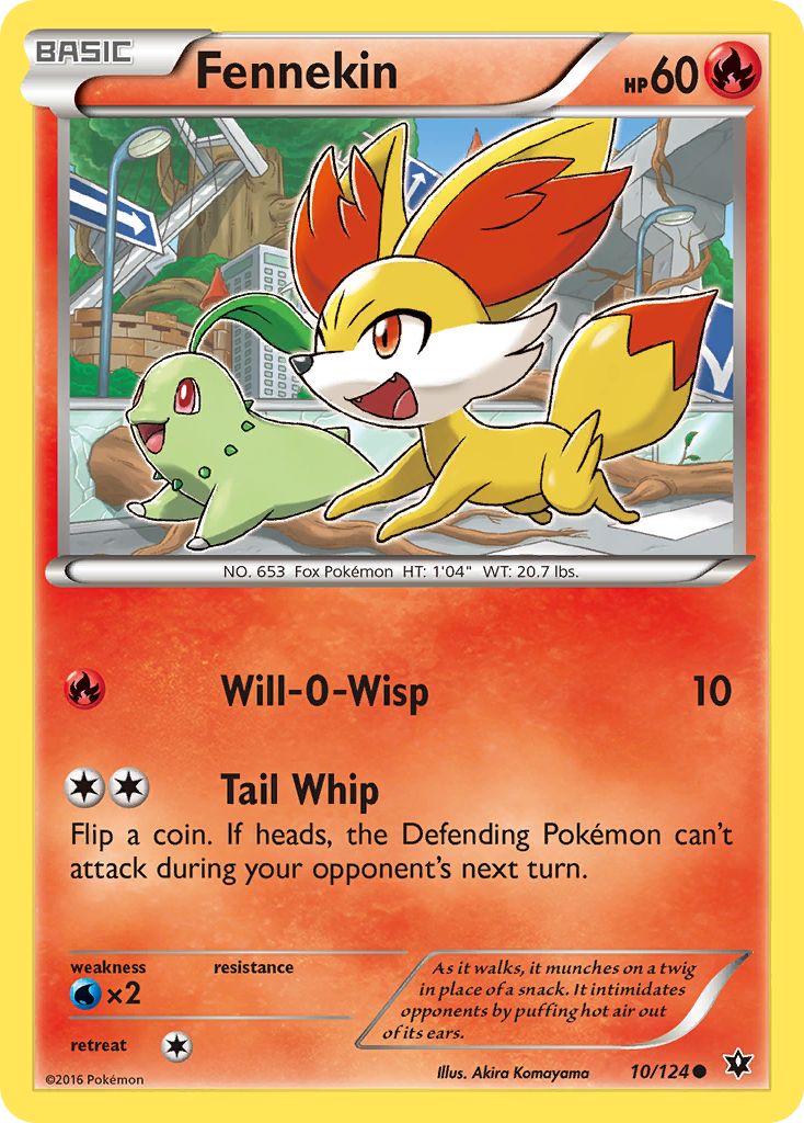 Fennekin (10/124) [XY: Fates Collide] | Game Haven TX