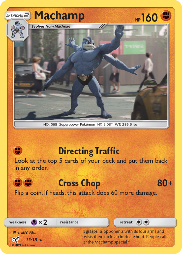 Machamp (13/18) [Sun & Moon: Detective Pikachu] | Game Haven TX