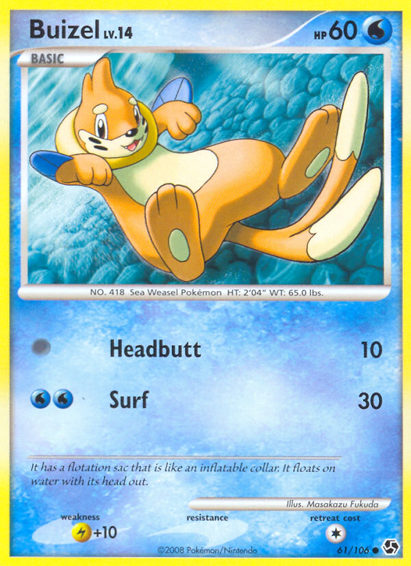 Buizel (61/106) [Diamond & Pearl: Great Encounters] | Game Haven TX