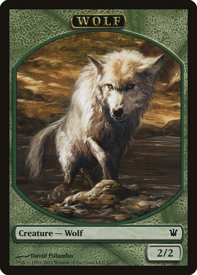 Wolf (12/12) [Innistrad Tokens] | Game Haven TX