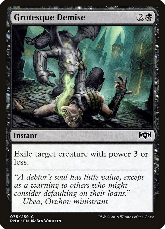 Grotesque Demise [Ravnica Allegiance] | Game Haven TX