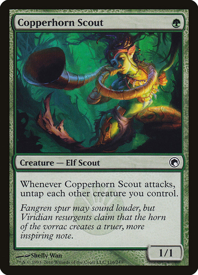 Copperhorn Scout [Scars of Mirrodin] | Game Haven TX