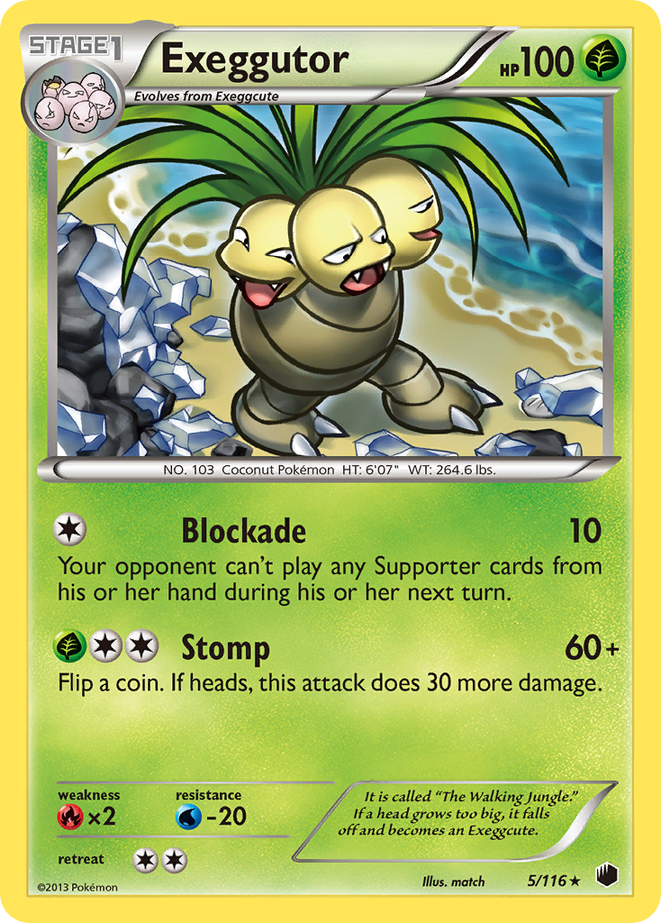 Exeggutor (5/116) [Black & White: Plasma Freeze] | Game Haven TX