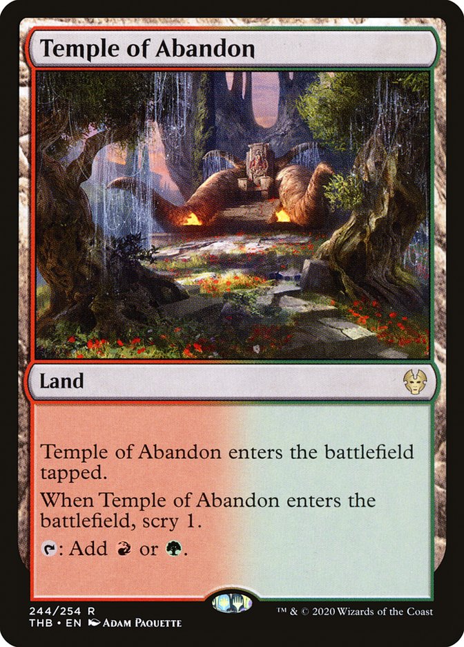 Temple of Abandon [Theros Beyond Death] | Game Haven TX
