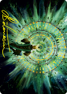 Verdant Mastery Art Card (Gold-Stamped Signature) [Strixhaven: School of Mages Art Series] | Game Haven TX